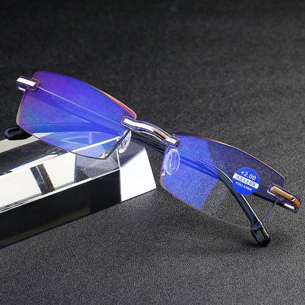 sunglasses 2021 square men women reading glasses classic anti blue light rimless eyeglasses far sighted presbyopic eyewear diopter, White;black
sunglasses 2021 square men women reading glasses classic anti blue light rimless eyeglasses far sighted presbyopic eyewear diopter, White;black