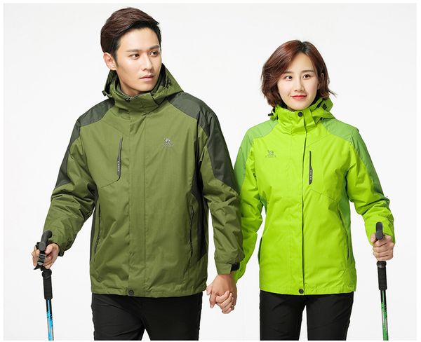 men's and women's three in one stormsuit wter thickened warm, wdproof waterproof two-piece set group purchase, Black;brown
men's and women's three in one stormsuit wter thickened warm, wdproof waterproof two-piece set group purchase, Black;brown