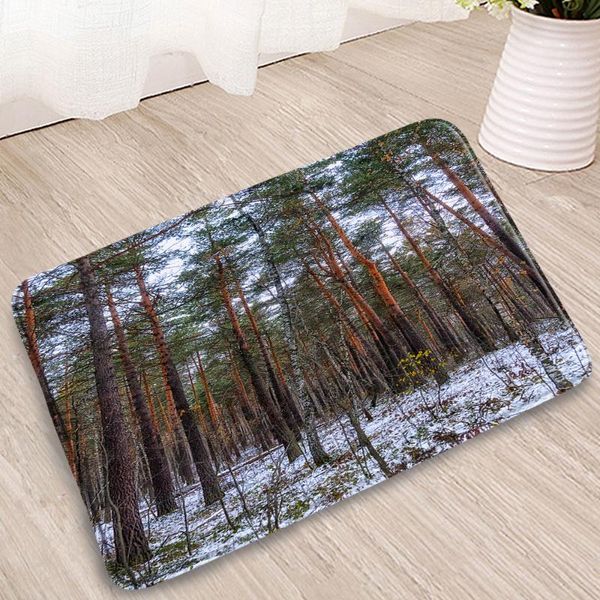 bath mats winter forest landscape bathroom mat white snowfield pine tree entrance doormats kitchen bedroom non-slip carpets bathtub rugs
bath mats winter forest landscape bathroom mat white snowfield pine tree entrance doormats kitchen bedroom non-slip carpets bathtub rugs