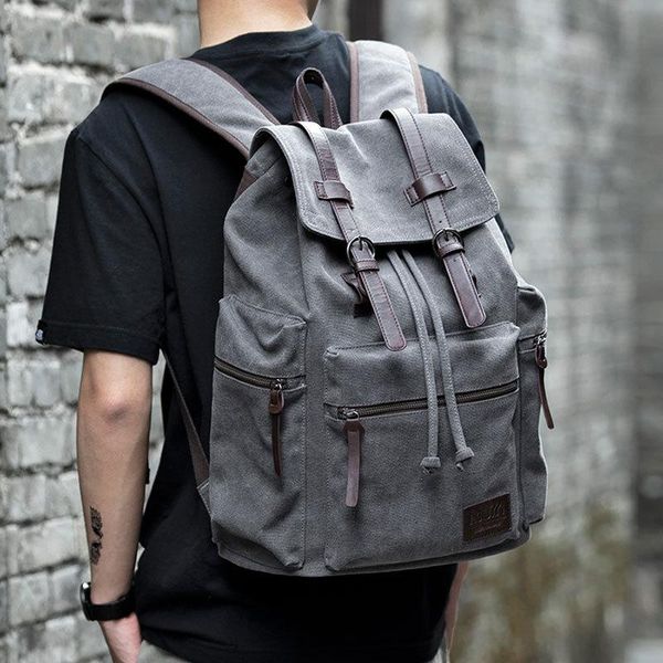 backpack canvas bag travel anti-theft laplarge capacity casual hiking daypack college school computer khaki
backpack canvas bag travel anti-theft laplarge capacity casual hiking daypack college school computer khaki