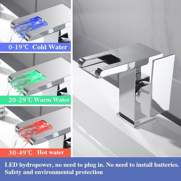 waterfall basin luminous and cold faucet toilet wash bathroom cabinet personality color changing led light sink faucets
waterfall basin luminous and cold faucet toilet wash bathroom cabinet personality color changing led light sink faucets