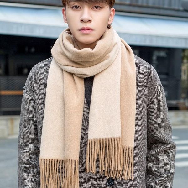 scarves man's autumn 100% pure wool for men reversible warm cashmere winter fine scarfwraps, Blue;gray
scarves man's autumn 100% pure wool for men reversible warm cashmere winter fine scarfwraps, Blue;gray
