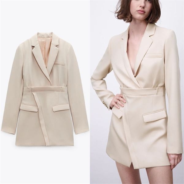 shoulder pads blazer dress women elegant long sleeve flap pockets summer woman chic side zip casual mini es 210524, Black;gray
shoulder pads blazer dress women elegant long sleeve flap pockets summer woman chic side zip casual mini es 210524, Black;gray