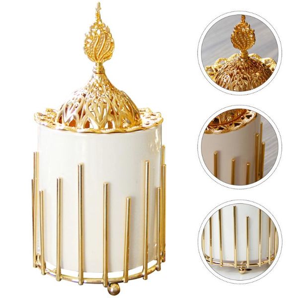 fragrance lamps 1pc xmas aroma burner decoration ceramic metal incense (golden size)
fragrance lamps 1pc xmas aroma burner decoration ceramic metal incense (golden size)