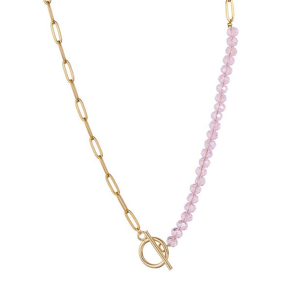 chains 2021 romantic mixed paperclip chain bead necklace women fashion 6 colors circle ot for jewelry gift, Silver
chains 2021 romantic mixed paperclip chain bead necklace women fashion 6 colors circle ot for jewelry gift, Silver