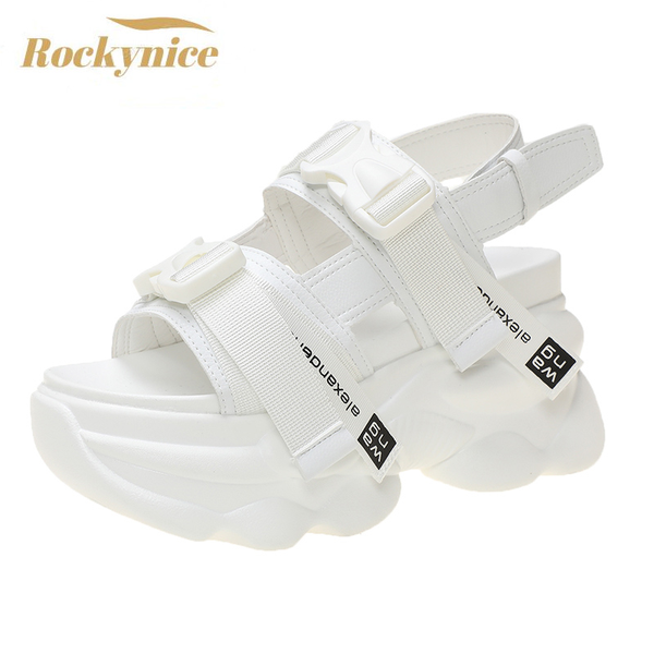 dress shoes women punk sandals 2021 summer platform wedges high heel female open-toe chunky sneakers beach buckle slippers woman 9cm, Black
dress shoes women punk sandals 2021 summer platform wedges high heel female open-toe chunky sneakers beach buckle slippers woman 9cm, Black