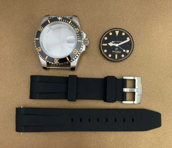 repair tools & kits 40mm stainless steel watch case and rubber band set for 8215 2813 movement
repair tools & kits 40mm stainless steel watch case and rubber band set for 8215 2813 movement