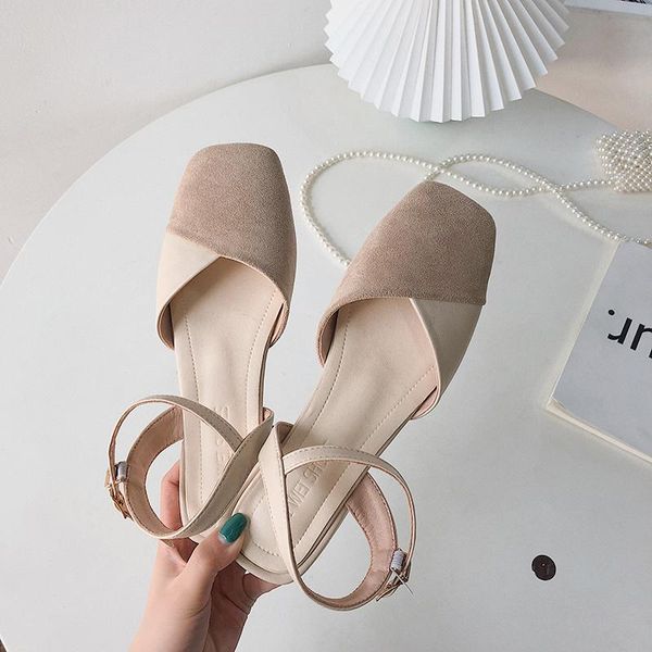 dress shoes baotou fight color sandals female fairy wind wild word belt 2021 summer low heel retro single tide, Black
dress shoes baotou fight color sandals female fairy wind wild word belt 2021 summer low heel retro single tide, Black