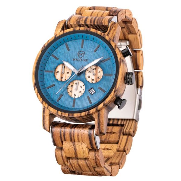 wristwatches natural accacia japan vd53 chronograph movement adjustable size mens wooden watches, Slivery;brown
wristwatches natural accacia japan vd53 chronograph movement adjustable size mens wooden watches, Slivery;brown