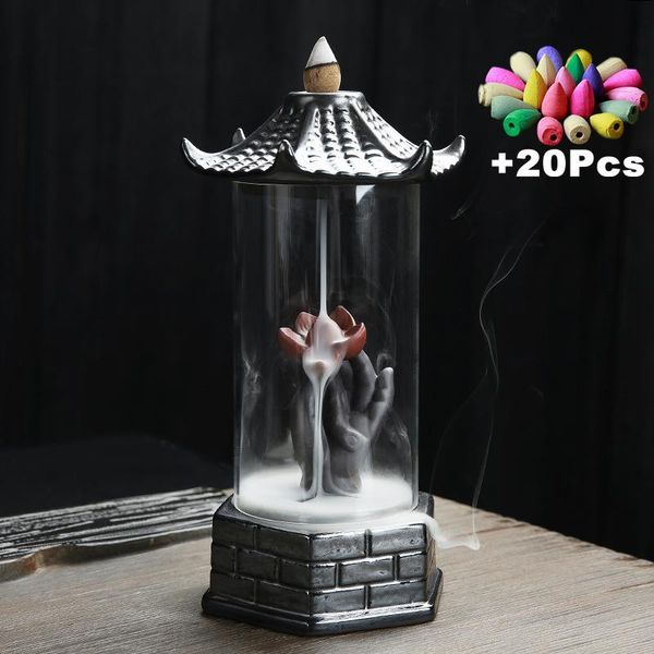 fragrance lamps 20 pcs incense cones acrylic plastic cup ceramic backflow burner furnace aroma handmade gifts interesting ornaments
fragrance lamps 20 pcs incense cones acrylic plastic cup ceramic backflow burner furnace aroma handmade gifts interesting ornaments