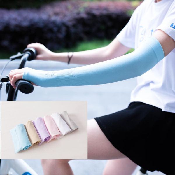 elbow & knee pads 1 pair cycling arm sleeves sun protection ice fabric breathable sports warmer running basketball support guard, Black;gray
elbow & knee pads 1 pair cycling arm sleeves sun protection ice fabric breathable sports warmer running basketball support guard, Black;gray