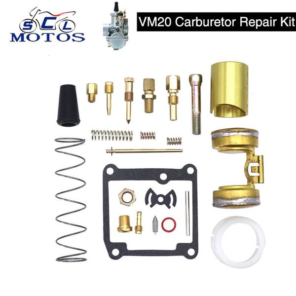 motorcycle fuel system sclmotos- carburetor carb repair rebuild kit with spare jets sets replacement for mikuni vm20
motorcycle fuel system sclmotos- carburetor carb repair rebuild kit with spare jets sets replacement for mikuni vm20