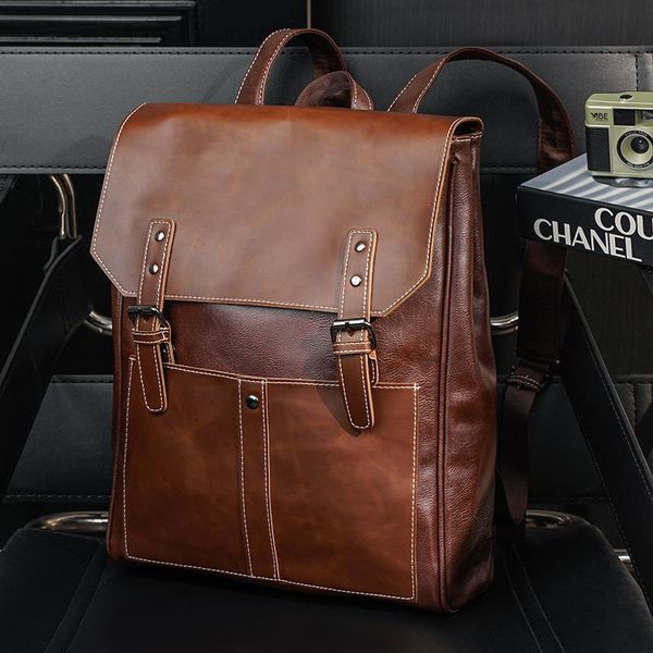 backpack men's fashionable travel backpacks black notebooks school girl boy vip teenagers tactical lapmale retro leather bag
backpack men's fashionable travel backpacks black notebooks school girl boy vip teenagers tactical lapmale retro leather bag