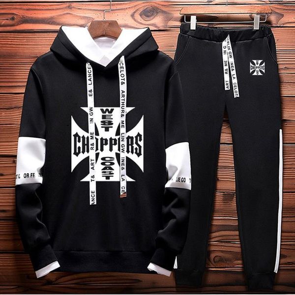 fashion hoodie west coast mens tracksuit choppers spring autumn casual pullover cotton hooded pants 2 piece set, Gray
fashion hoodie west coast mens tracksuit choppers spring autumn casual pullover cotton hooded pants 2 piece set, Gray