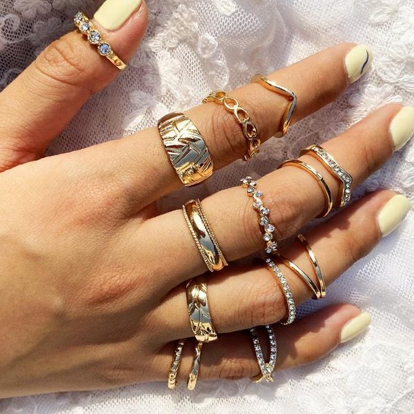 wedding rings 15pcs boho vintage gold color knuckle for women crystal geometric round circle female finger set jewelry 2021, Slivery;golden
wedding rings 15pcs boho vintage gold color knuckle for women crystal geometric round circle female finger set jewelry 2021, Slivery;golden