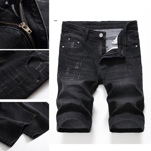 men's jeans men trousers casual pants denim five-point slim straight korean style summer wear plus size shorts, Blue
men's jeans men trousers casual pants denim five-point slim straight korean style summer wear plus size shorts, Blue
