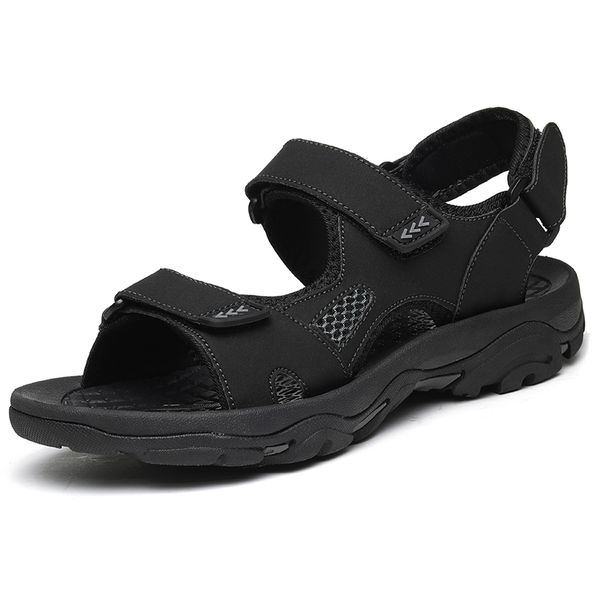 casual sandals arrival men's women's beach shoes hook & loop breathable summer slippers lady gentlemen fisherman buckle, Black
casual sandals arrival men's women's beach shoes hook & loop breathable summer slippers lady gentlemen fisherman buckle, Black