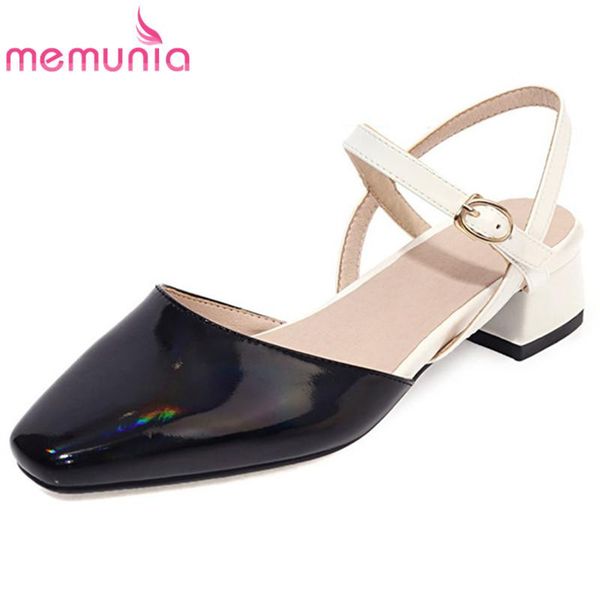 dress shoes memunia 2021 arrive women sandals spring summer buckle mixed color 3.5cm square heel casual ladies big size 48, Black
dress shoes memunia 2021 arrive women sandals spring summer buckle mixed color 3.5cm square heel casual ladies big size 48, Black