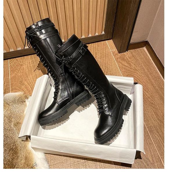 boots 2021 women long black genuine leather knee high boot 3.5cm heels botas mujer shoes woman motorcycle
boots 2021 women long black genuine leather knee high boot 3.5cm heels botas mujer shoes woman motorcycle
