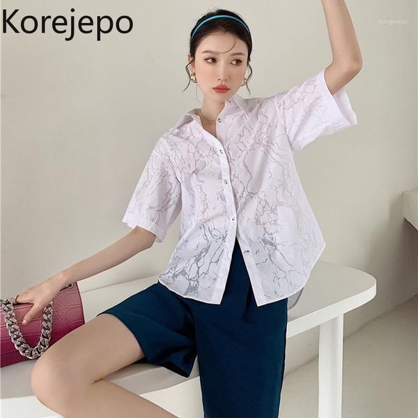korejepo women shirt 2021 spring summer white print -neck short sleeves loose casual front long back blouse women's blouses & shirts
korejepo women shirt 2021 spring summer white print -neck short sleeves loose casual front long back blouse women's blouses & shirts