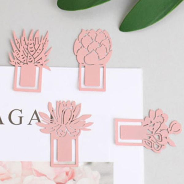 bookmark 4pcs creative succulent plants hollow metal for books reading finding school students teacher gifts
bookmark 4pcs creative succulent plants hollow metal for books reading finding school students teacher gifts