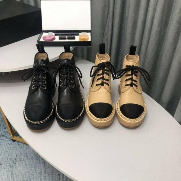 boots winter shoes women ankle lace up genuine leather round toe square heels zapatos de mujer, Black
boots winter shoes women ankle lace up genuine leather round toe square heels zapatos de mujer, Black