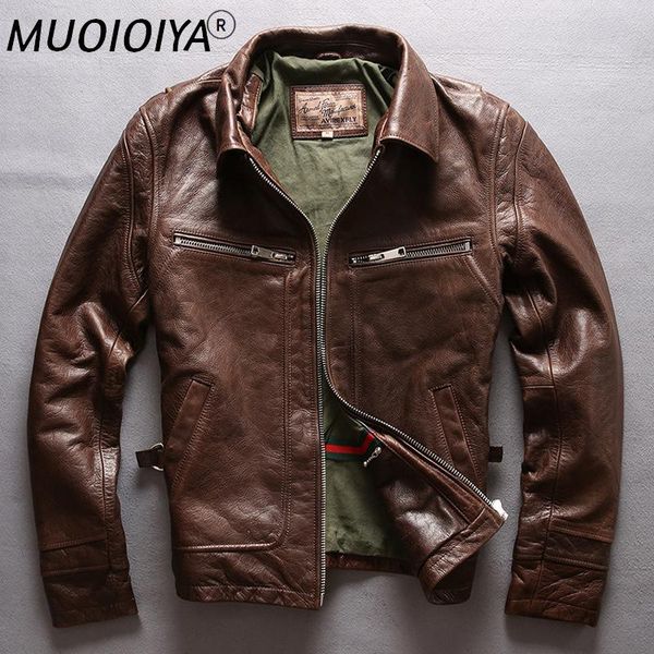 men's leather & faux genuine jacket david style turn down collar skin wind coat motorcycle jackets, Black
men's leather & faux genuine jacket david style turn down collar skin wind coat motorcycle jackets, Black