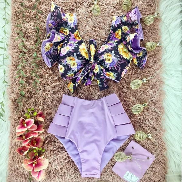 women's swimwear two-pieces women floral 2021 push-up padded bra ruffles bandage bikini set swimsuit bathing suit beachwear biquini, White;black
women's swimwear two-pieces women floral 2021 push-up padded bra ruffles bandage bikini set swimsuit bathing suit beachwear biquini, White;black