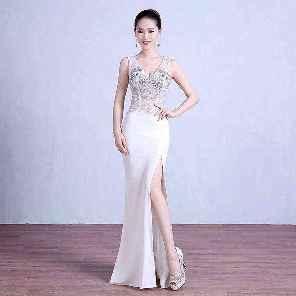 luxury prom dresses nightclub perspective women's temptation mh v-neck low cht, open back, tight and thin hip wrap skirt, Black
luxury prom dresses nightclub perspective women's temptation mh v-neck low cht, open back, tight and thin hip wrap skirt, Black