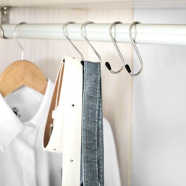 hooks & rails 4pcs s hook key hanger clothing store organizer closet hanging long display no-hurt kitchen bathroom
hooks & rails 4pcs s hook key hanger clothing store organizer closet hanging long display no-hurt kitchen bathroom