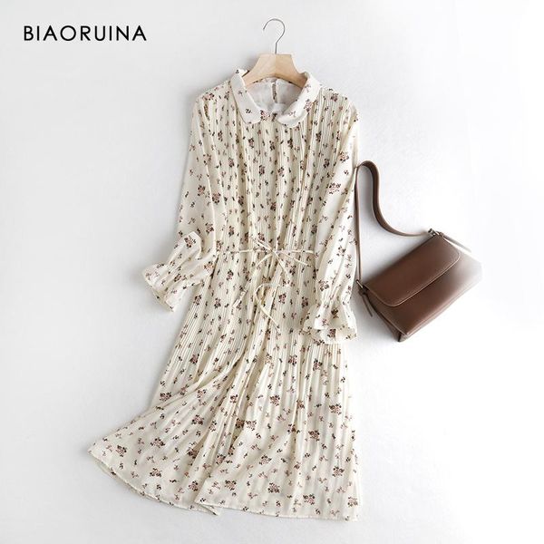 casual dresses biaoruina women's pleated fabric floral printed high waist sweet long dress with sashes female chiffon midi vestido, Black;gray
casual dresses biaoruina women's pleated fabric floral printed high waist sweet long dress with sashes female chiffon midi vestido, Black;gray