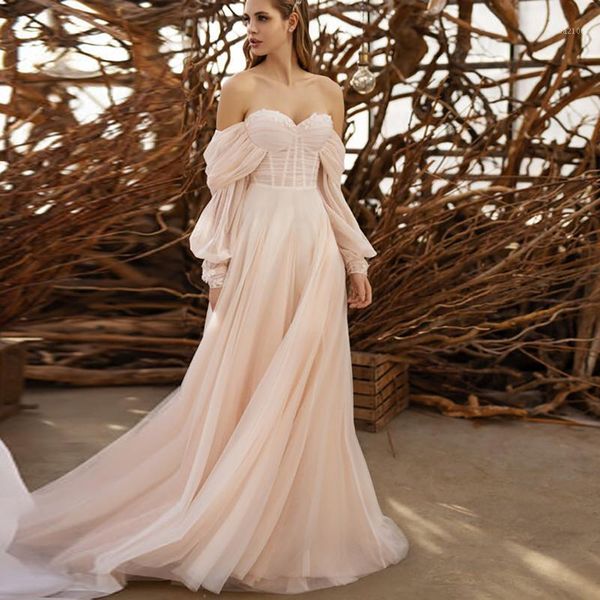 other wedding dresses stylish off the shoulder long sleeves a line dress 2021 garden country bridal gowns custom made1, White
other wedding dresses stylish off the shoulder long sleeves a line dress 2021 garden country bridal gowns custom made1, White