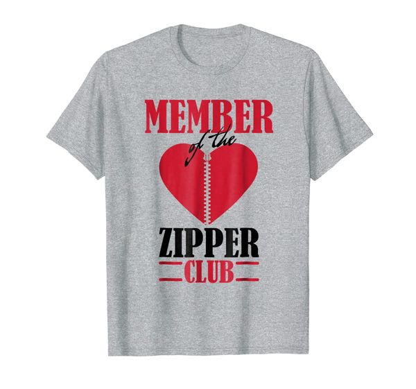chd t-shirt for kids adults, zipper club member, heart, White;black
chd t-shirt for kids adults, zipper club member, heart, White;black