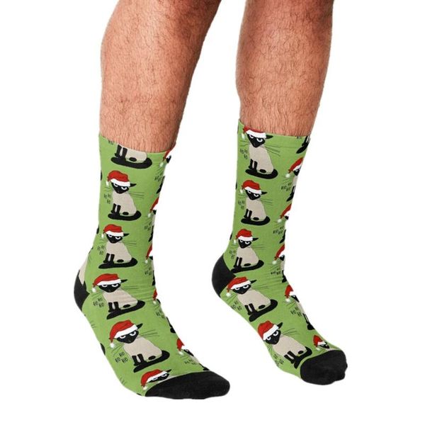 men's socks funny men humorous christmas cat printed hip hop happy cute boys street style crazy novelty for, Black
men's socks funny men humorous christmas cat printed hip hop happy cute boys street style crazy novelty for, Black