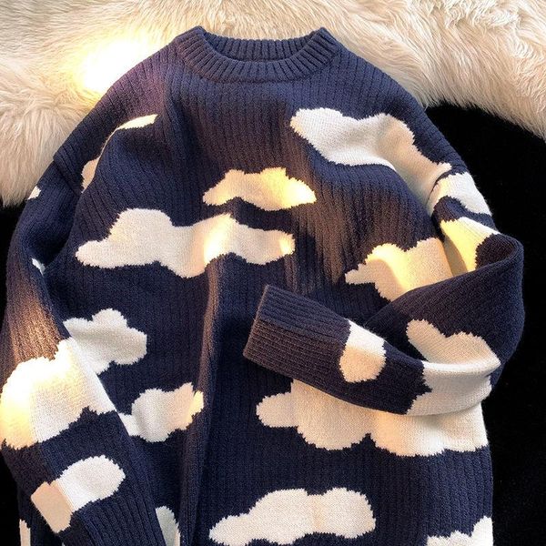 men's sweaters round neck knitted sweater men coat autumn winter jacquard retro pullover loose thick warm casual long sleeve male clot, White;black
men's sweaters round neck knitted sweater men coat autumn winter jacquard retro pullover loose thick warm casual long sleeve male clot, White;black