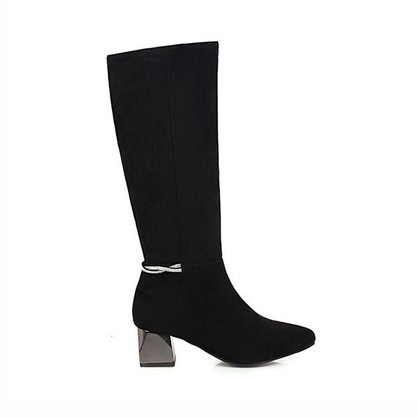 boots memunia est knee high boots women pointed toe crystal zip autumn winter heel casual party shoes ladies kr3j, Black
boots memunia est knee high boots women pointed toe crystal zip autumn winter heel casual party shoes ladies kr3j, Black