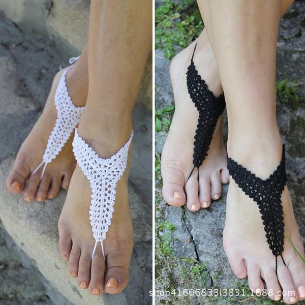 anklets women girl's barefoot anklet crochet cotton ankle chain sandal bracelet foot jewelry, Red;blue
anklets women girl's barefoot anklet crochet cotton ankle chain sandal bracelet foot jewelry, Red;blue