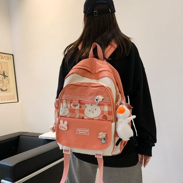 korean schoolbag female college student backpack fashion lovely junior high school students new backpack from grade 3 to 6
korean schoolbag female college student backpack fashion lovely junior high school students new backpack from grade 3 to 6