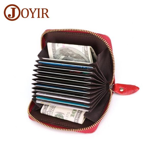 card holders joyir genuine leather business rfid holder cowhide women travel bag men small wallet zipper case, Brown;gray
card holders joyir genuine leather business rfid holder cowhide women travel bag men small wallet zipper case, Brown;gray
