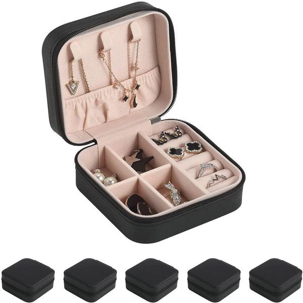 dark black mini jewelry box for earrings jewellery ring bracelet organizer women necklace storage gift boxes travel portable easy to jlltth, Black;white
dark black mini jewelry box for earrings jewellery ring bracelet organizer women necklace storage gift boxes travel portable easy to jlltth, Black;white