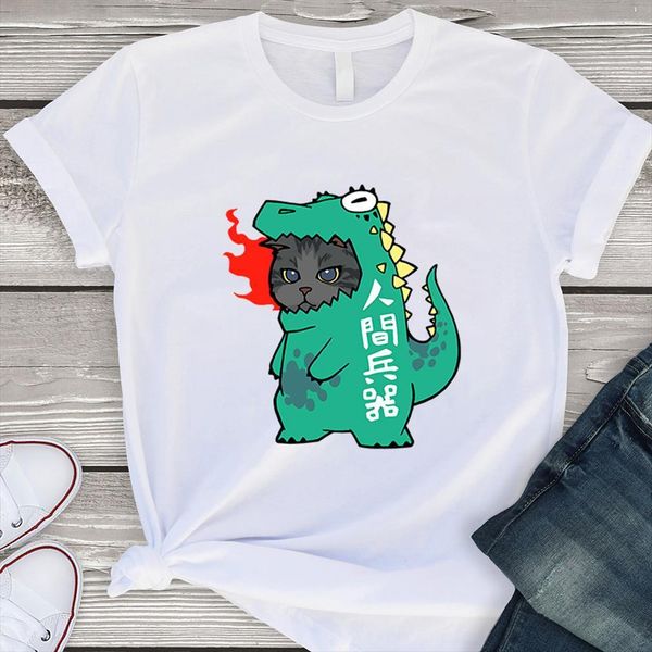 fashion versatile gorgeous kawaii mens t shirts cat cosplay fire breathing monster printing streetwear men and womens shirt loose, White;black
fashion versatile gorgeous kawaii mens t shirts cat cosplay fire breathing monster printing streetwear men and womens shirt loose, White;black