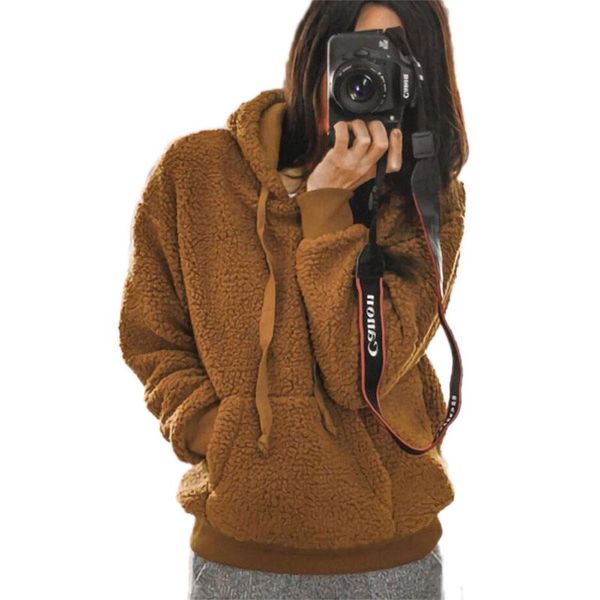 women's hoodies & sweatshirts autumn winter faux fur fleece teddy oversized sweatshirt long sleeve casual drawstring big pocket female, Black
women's hoodies & sweatshirts autumn winter faux fur fleece teddy oversized sweatshirt long sleeve casual drawstring big pocket female, Black