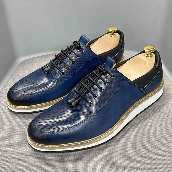 dress shoes fashion men casual brand genuine leather lace up luxury sneakers blue black breathable flat oxfords kvfl
dress shoes fashion men casual brand genuine leather lace up luxury sneakers blue black breathable flat oxfords kvfl