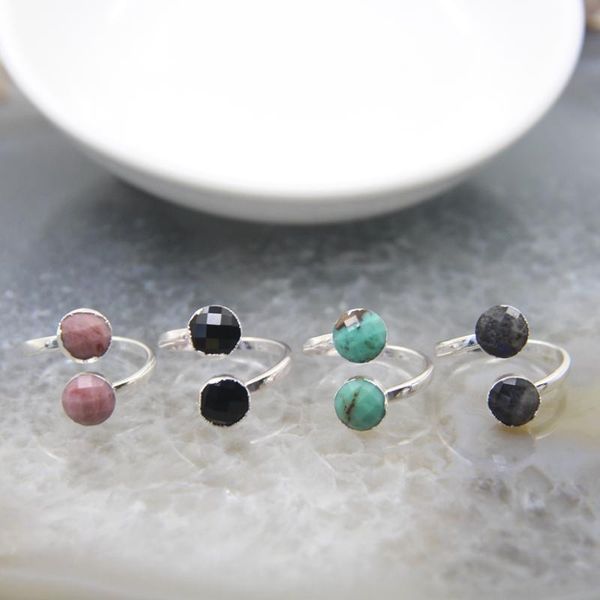 wedding rings dainty dual gemstone natural labradorite australian jades obsidian sunstone cut faceted adjustable woman's finger ring je, Slivery;golden
wedding rings dainty dual gemstone natural labradorite australian jades obsidian sunstone cut faceted adjustable woman's finger ring je, Slivery;golden