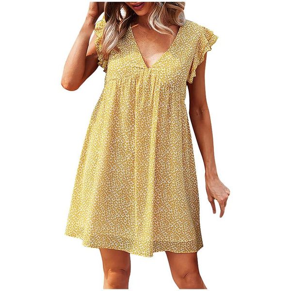 casual dresses for women fashion floral print v-neck loose short-sleeved ruffle mini dress summer plus sizes, Black;gray
casual dresses for women fashion floral print v-neck loose short-sleeved ruffle mini dress summer plus sizes, Black;gray
