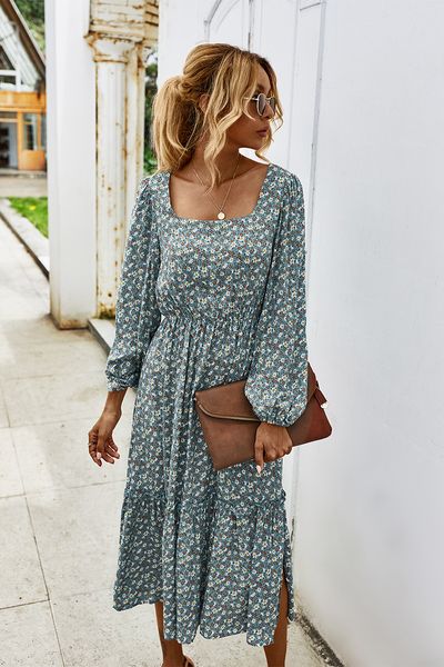 elegant women full sleeve dress fashion autumn elastic waist o-neck print a-line party vestidos casual dresses for female long skirt, Black;gray
elegant women full sleeve dress fashion autumn elastic waist o-neck print a-line party vestidos casual dresses for female long skirt, Black;gray