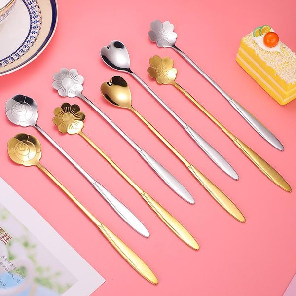 spoons long handle stainless steel spoon ice scoop coffee stirring heart rose sakura chrysanthemum home wedding gift
spoons long handle stainless steel spoon ice scoop coffee stirring heart rose sakura chrysanthemum home wedding gift