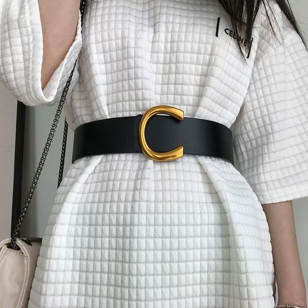 belts plus size for women wide ceinture femme metal c buckle fashion cummerbunds coat waist belt, Black;brown
belts plus size for women wide ceinture femme metal c buckle fashion cummerbunds coat waist belt, Black;brown