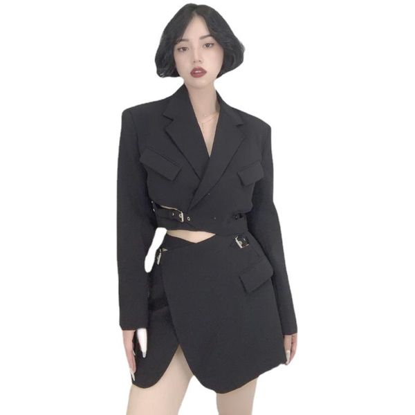 women's suits & blazers temperament vintage for women elegant long sleeve ladies black suit coat cross bandage slim jacket autumn blaze, White;black
women's suits & blazers temperament vintage for women elegant long sleeve ladies black suit coat cross bandage slim jacket autumn blaze, White;black