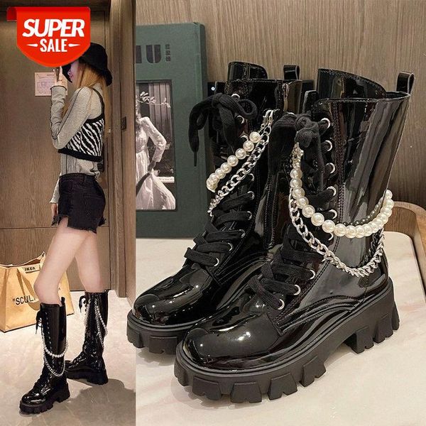 european station martin boots women autumn and winter lace up side zipper british style motorcycle thick soled short #pd58, Black
european station martin boots women autumn and winter lace up side zipper british style motorcycle thick soled short #pd58, Black